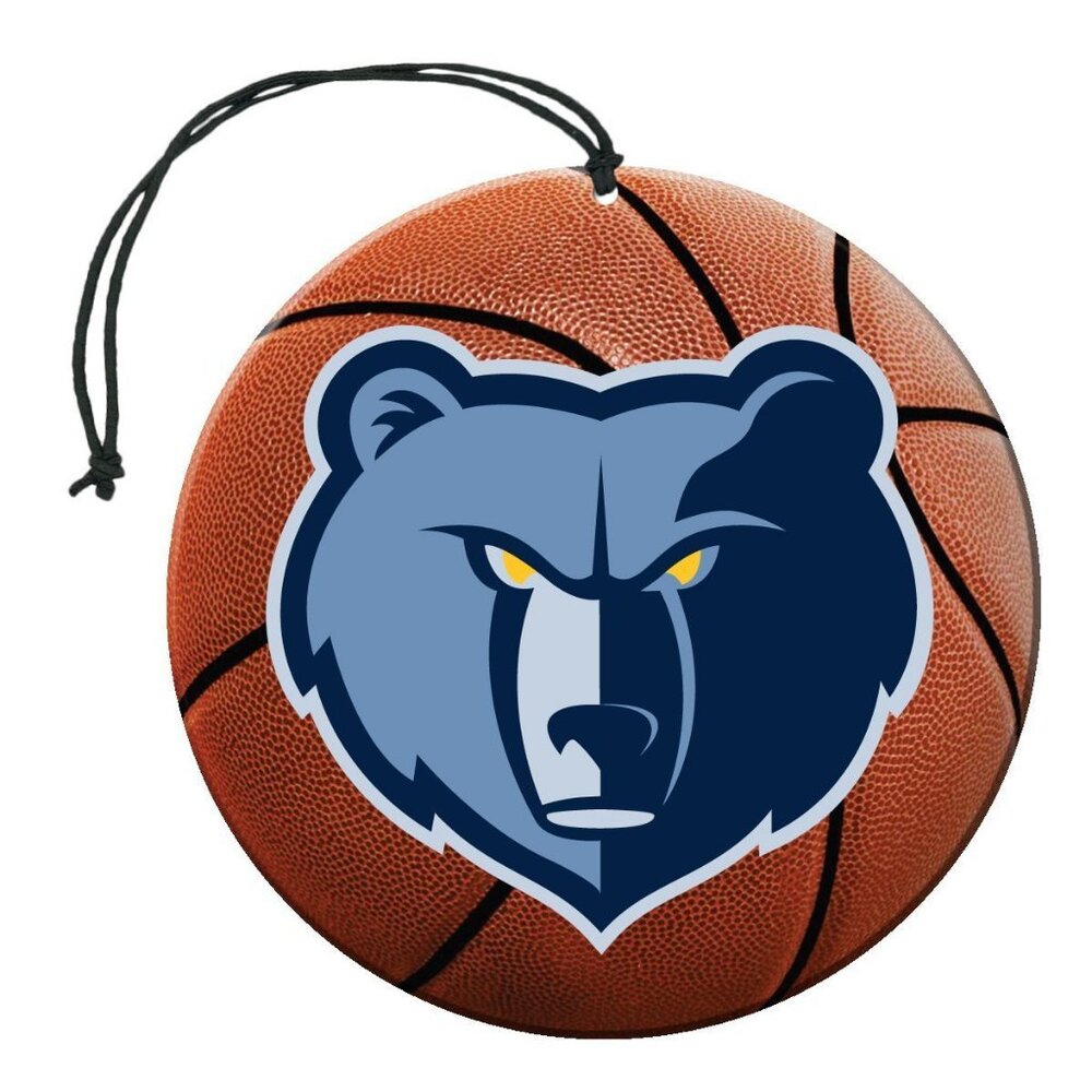 NBA Memphis Grizzlies 3 pack Air Freshener Team Logo on Basketball NuCar ProMark